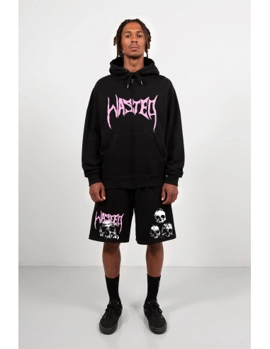 HOODIE CRYPT ZIP BLACK