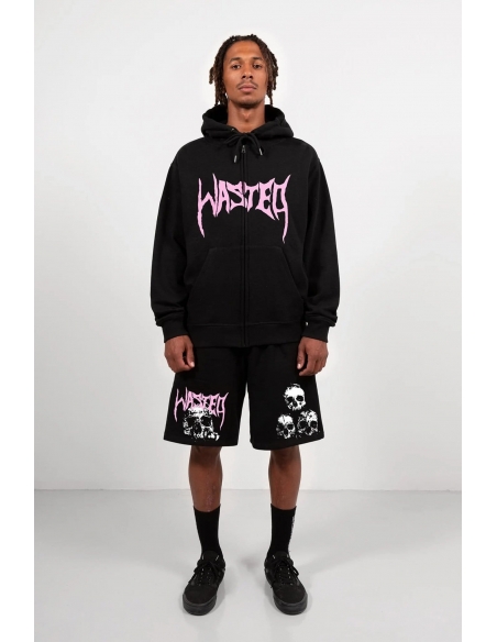 HOODIE CRYPT ZIP BLACK