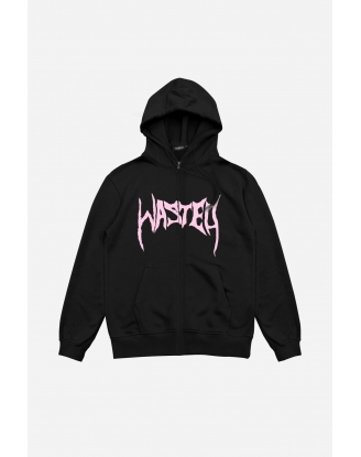 HOODIE CRYPT ZIP BLACK