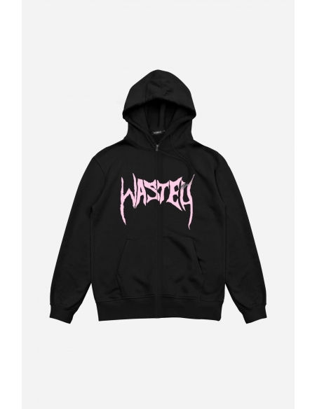 HOODIE CRYPT ZIP BLACK