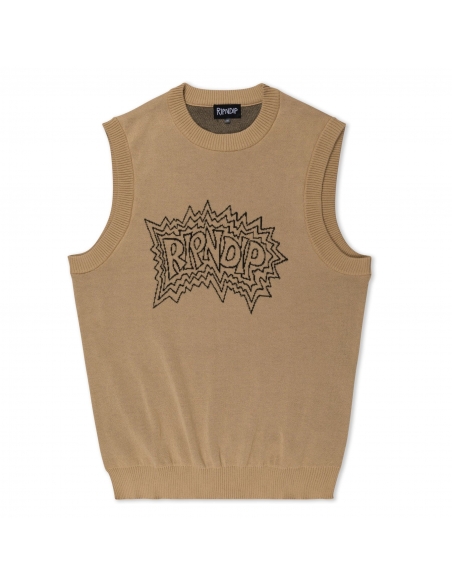 SHOCK KNIT SWEATER VEST