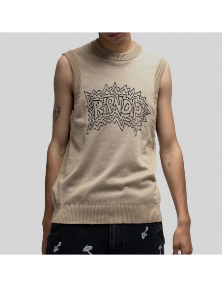 SHOCK KNIT SWEATER VEST