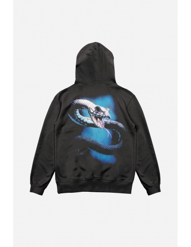 HOODIE VIPER FADED BLACK