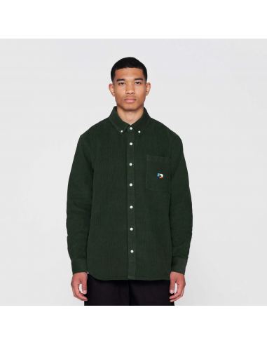 QUEST CORD SHIRT DEEP GREEN