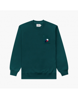 LABORIE CREW DEEP GREEN