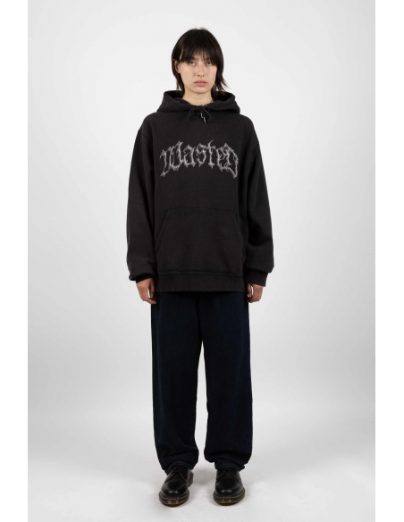 HOODIE KNIGHT CORE FADED BLACK