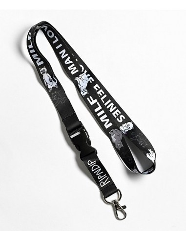 MAN I LOVE FELINES LANYARD