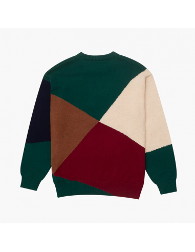YARD KNIT CREW NAVY MULTI