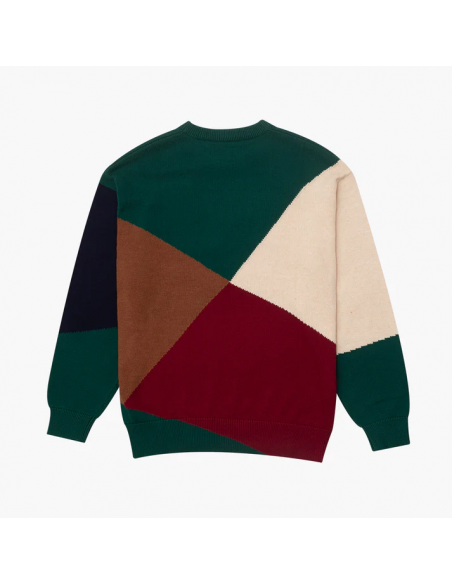 YARD KNIT CREW NAVY MULTI