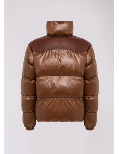 BLAST-OFF QUILTED DOWN JACKET BROWN