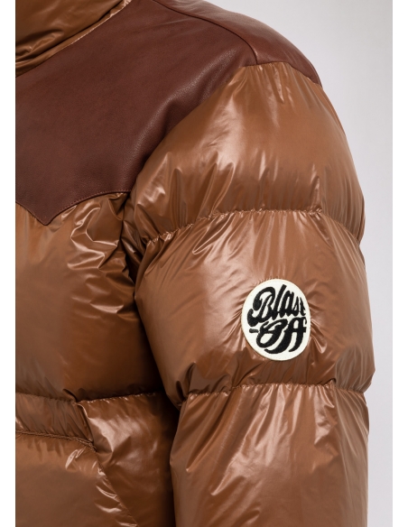 BLAST-OFF QUILTED DOWN JACKET BROWN