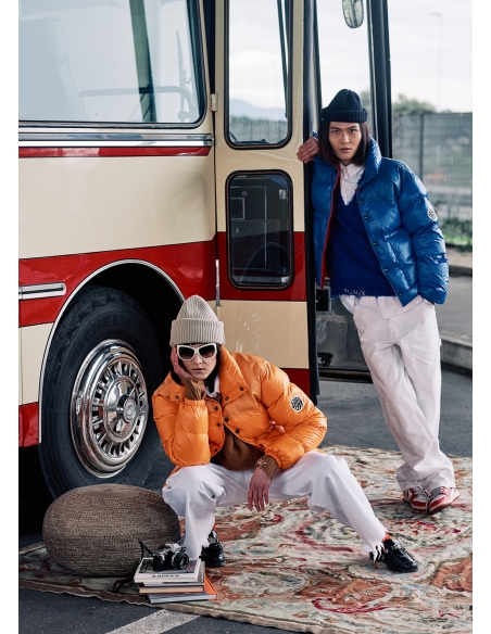 BLAST-OFF QUILTED DOWN JACKET BLUE