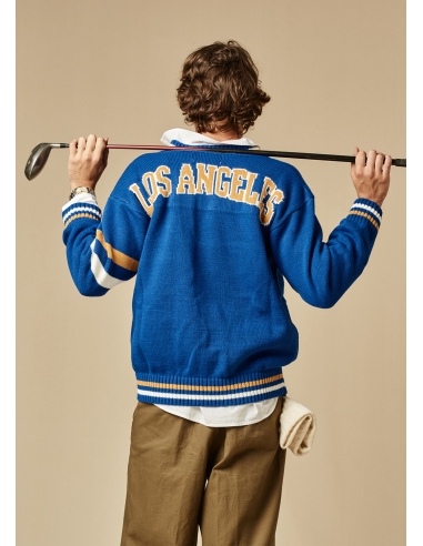 BLAST-OFF - V-NECK COLLEGE SWEATER