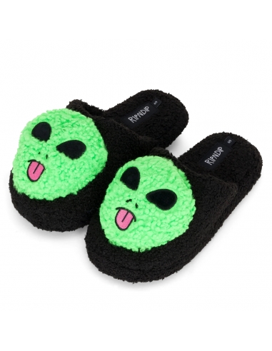 LORD ALIEN PLUSH FACE HOUSE SLIPPERS