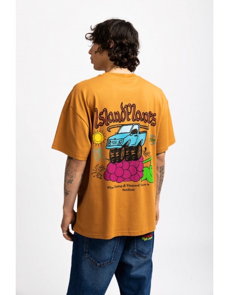 Wine Tasting T-Shirt Brown