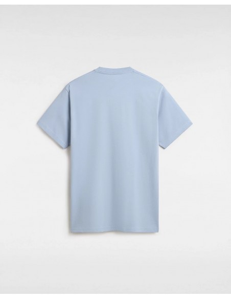 MN LEFT CHEST LOGO TEE DUSTY BLUE