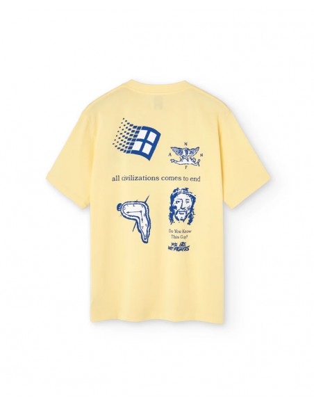 END CIVILIZATIONS YELLOW TEE