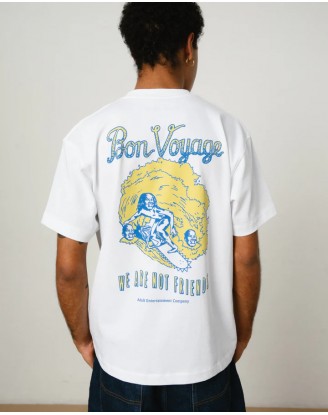 BON VOYAGE WHITE T-SHIRT