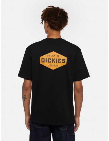 DICKIES EMBEL TEE SS BLACK