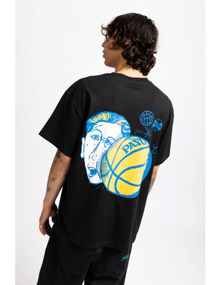BASKETBALL TEE OLD BLACK