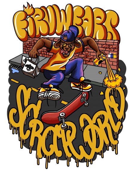 FIRU & SCRAP OVERSIZE BLACK