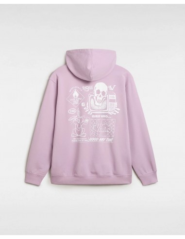 CRAZY EDDY 66 LOOSE PO HOODIE LAVENDER