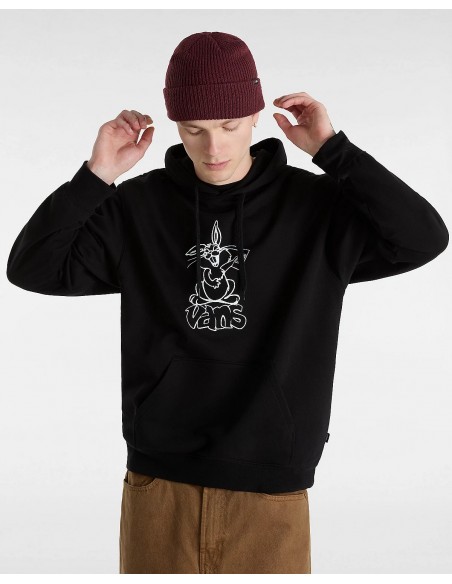 CRAZY EDDY 66 LOOSE PO HOODIE BLACK