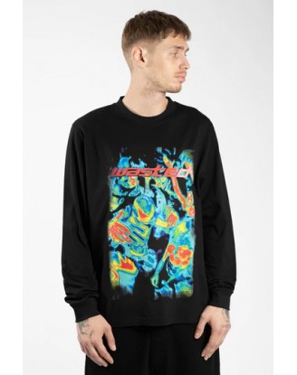 CAMISETA FUSION LONGSLEEVES T-SHIRT BLACK