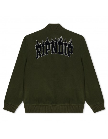 FIRE SPIRIT VARSITY JACKET