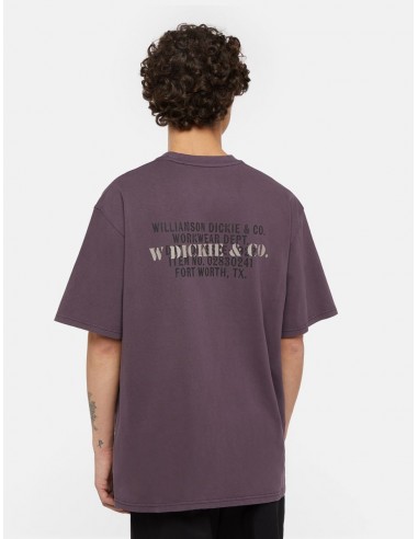 STAMP TEE SS PLUM PERFECT