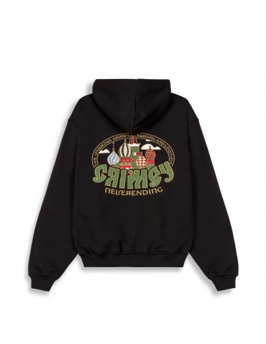 THE LOWER DEPTHS VINTAGE HOODIE BLACK
