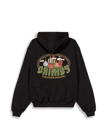 THE LOWER DEPTHS VINTAGE HOODIE BLACK