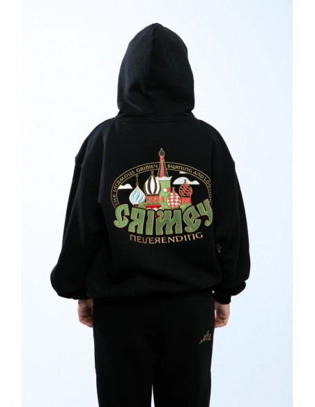 THE LOWER DEPTHS VINTAGE HOODIE BLACK