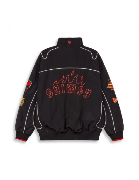 THE LOWER DEPTHS TRACK JACKET BLACK