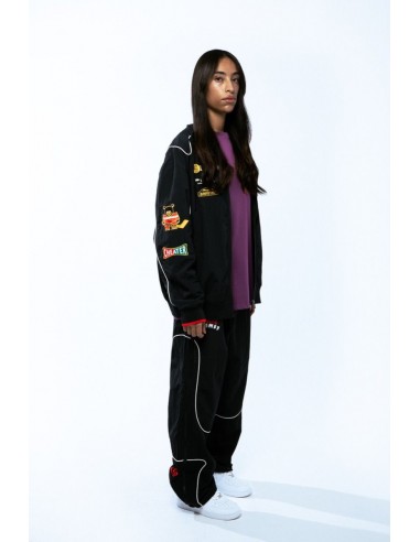 THE LOWER DEPTHS TRACK JACKET BLACK