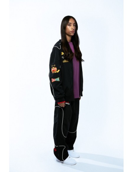 THE LOWER DEPTHS TRACK JACKET BLACK