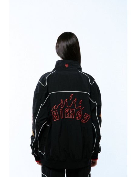 THE LOWER DEPTHS TRACK JACKET BLACK