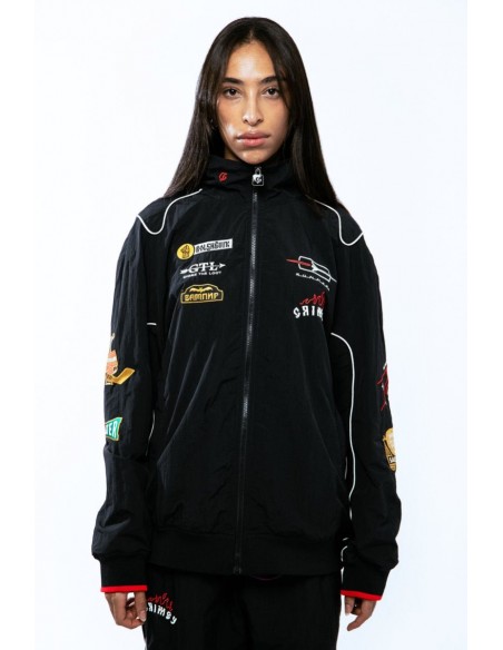 THE LOWER DEPTHS TRACK JACKET BLACK