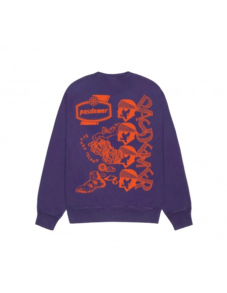 STONED ISLAND CREWNECK PURPLE