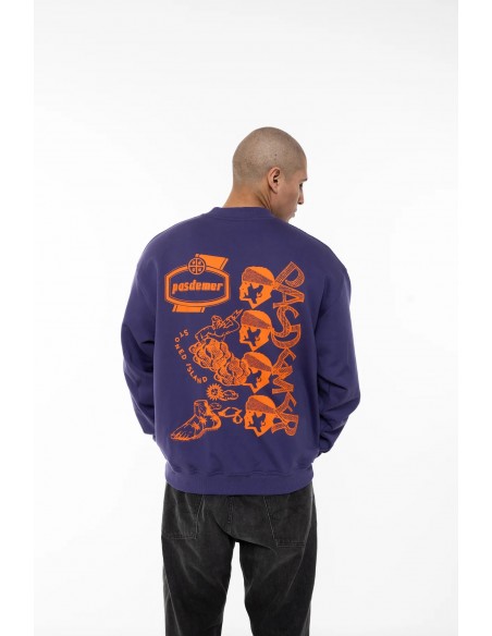 STONED ISLAND CREWNECK PURPLE