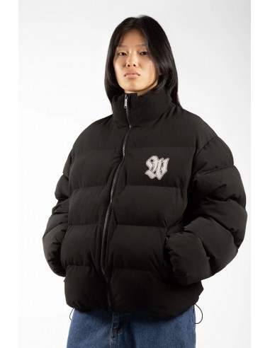 LETHAL NYLON PUFFER JACKET BLACK