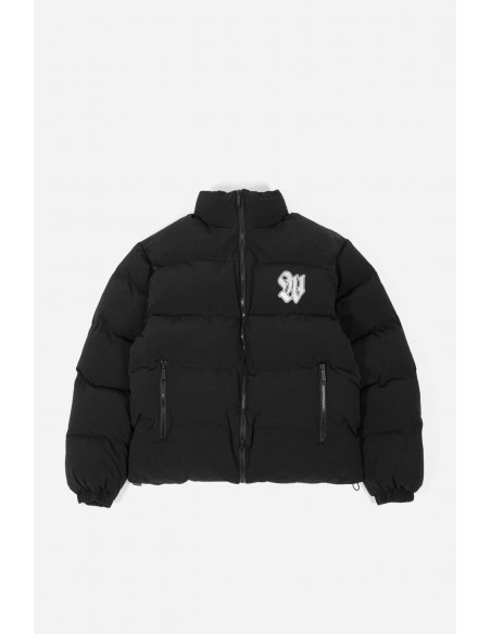 LETHAL NYLON PUFFER JACKET BLACK