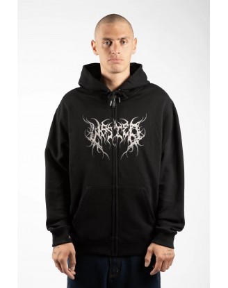 SKYLAB ZIP HOODIE BLACK