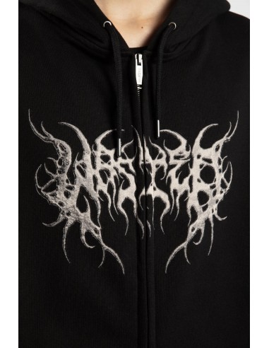 SKYLAB ZIP HOODIE BLACK