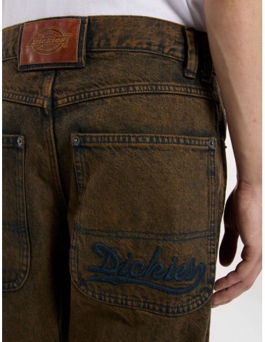 LOOSE WAVE DENIM INDIGO BROWN