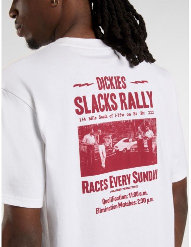 SLACKS RALLY SS TEE WHITE