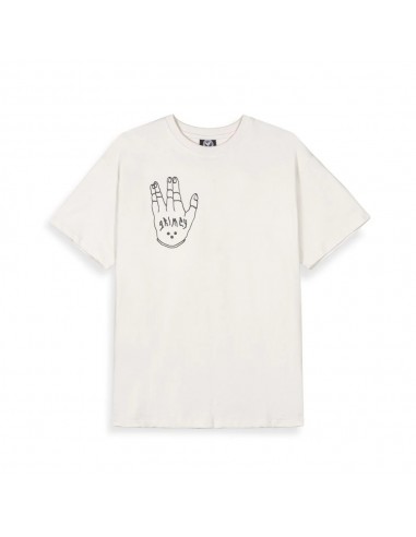 PEACE WHTHIN THE GLITZ REG TEE OFF WHITE