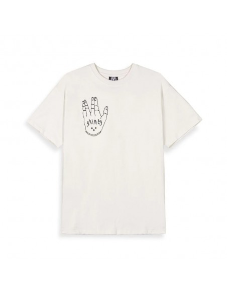 PEACE WHITHIN THE GLITZY REG TEE OFF WHITE