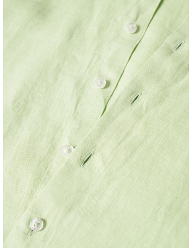 CAMISA LINO SLIM FIT VERDE
