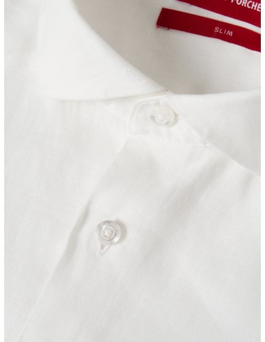 CAMISA LINO SLIM FIT BLANCA